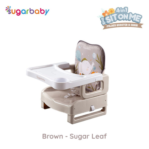 SUGARBABY 4in1 SitOnMe Folded Booster Seat & Chair / Kursi Makan Bayi