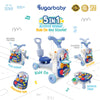 SUGARBABY 5in1 Activity Walker, Ride-On and Scooter/Push walker