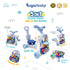 SUGARBABY 5in1 Activity Walker, Ride-On and Scooter/Push walker