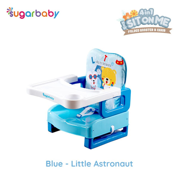 SUGARBABY 4in1 SitOnMe Folded Booster Seat & Chair / Kursi Makan Bayi