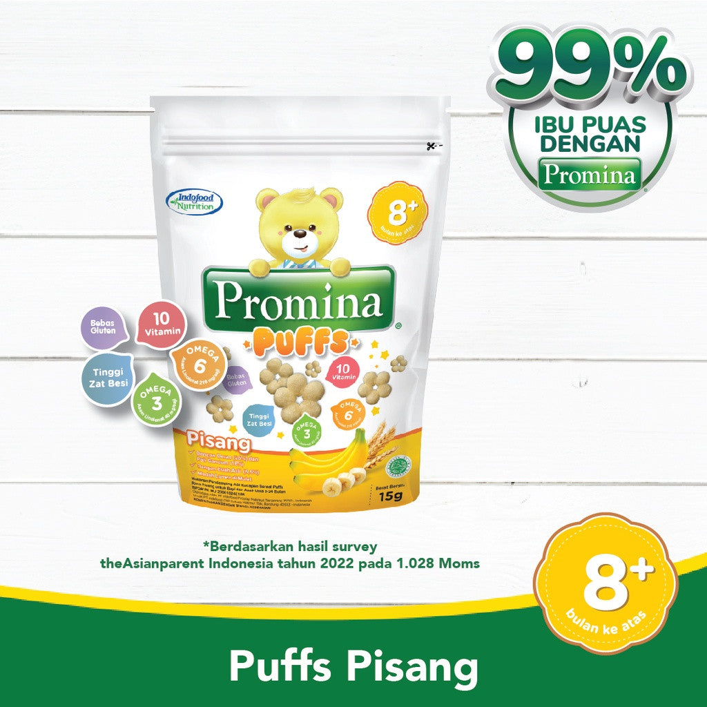 Promina Puffs 15gr - Snack Cemilan Bayi