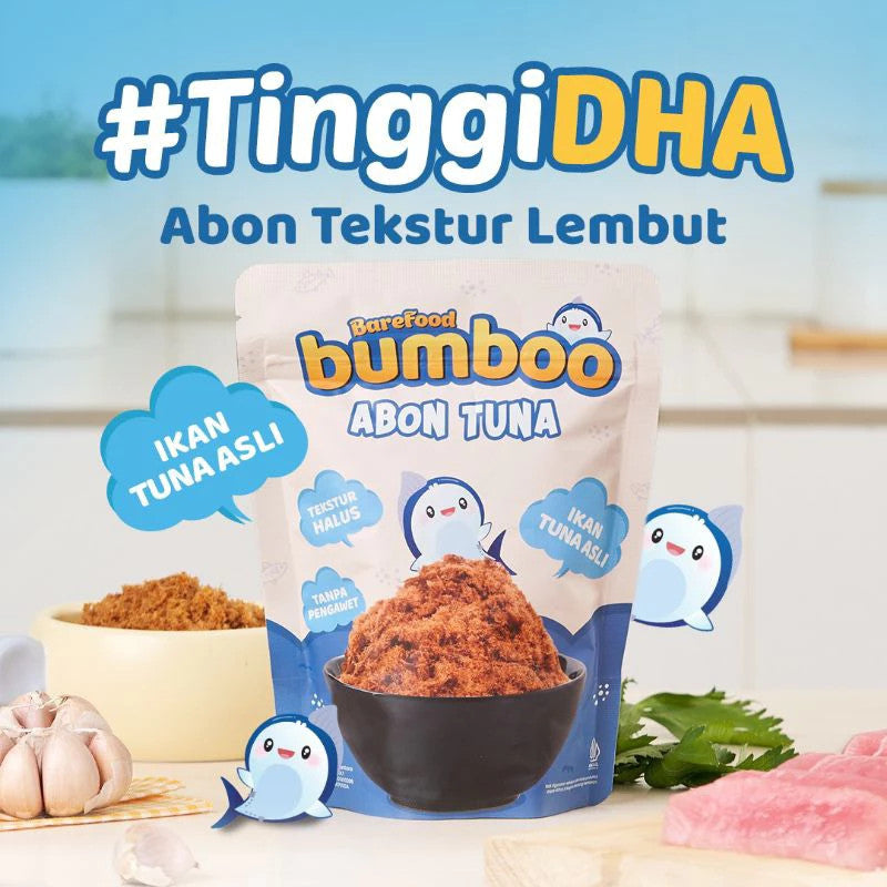 BUMBOO Abon Asli 100gr - Tekstur Lembut MPASI Si Kecil - Sumber Protein - Tanpa MSG - Tanpa Pengawet