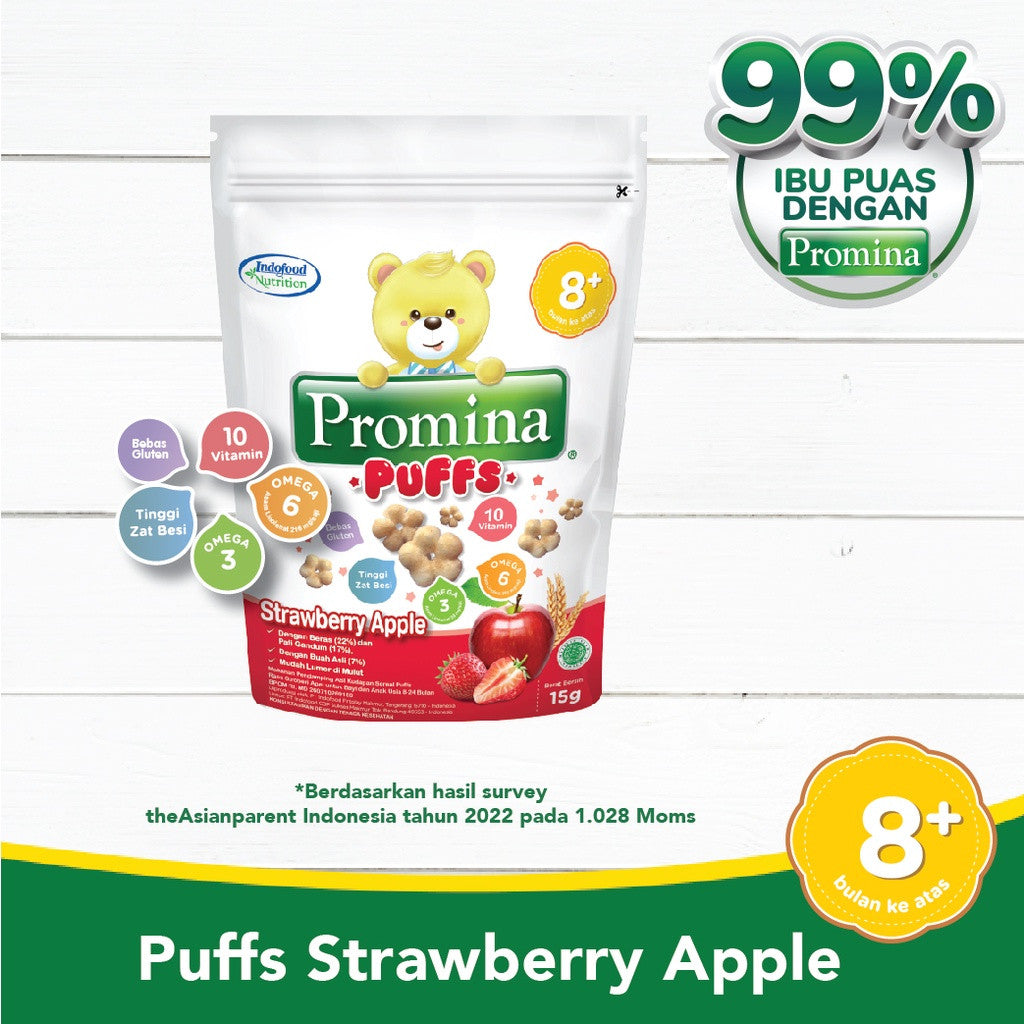 Promina Puffs 15gr - Snack Cemilan Bayi