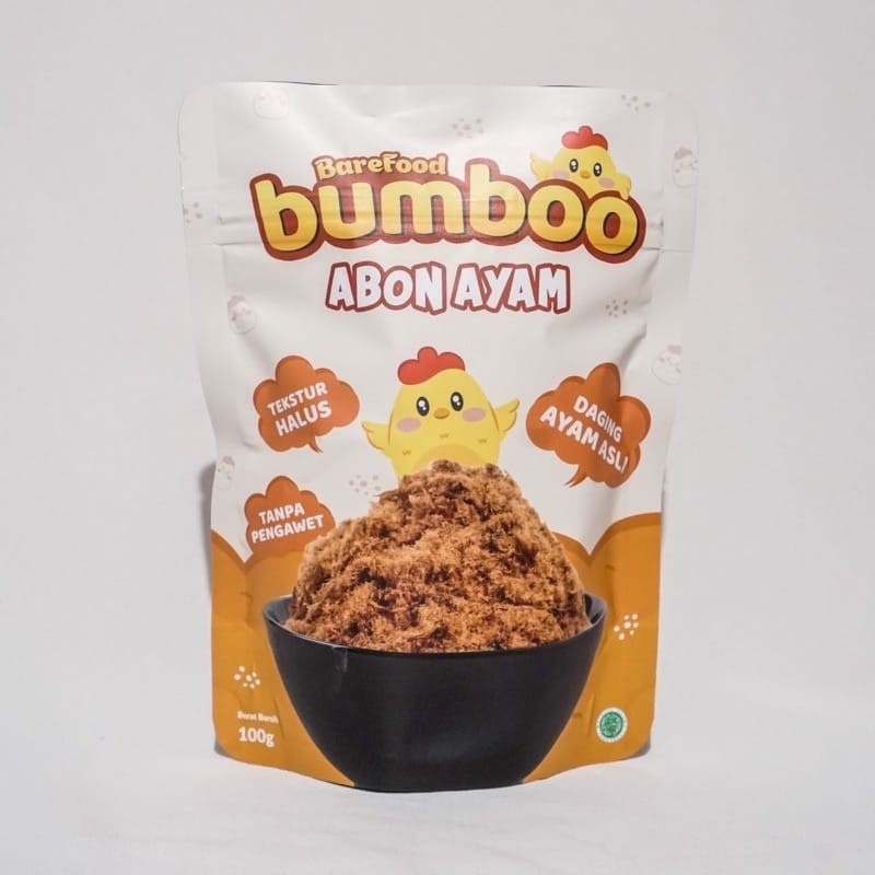 BUMBOO Abon Asli 100gr - Tekstur Lembut MPASI Si Kecil - Sumber Protein - Tanpa MSG - Tanpa Pengawet