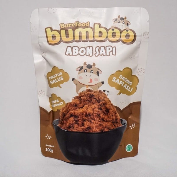 BUMBOO Abon Asli 100gr - Tekstur Lembut MPASI Si Kecil - Sumber Protein - Tanpa MSG - Tanpa Pengawet