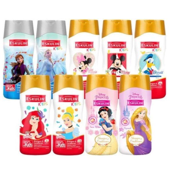 Eskulin Kids Shampoo Conditioner 100ml, 200ml / Shampoo & Conditioner Anak Disney