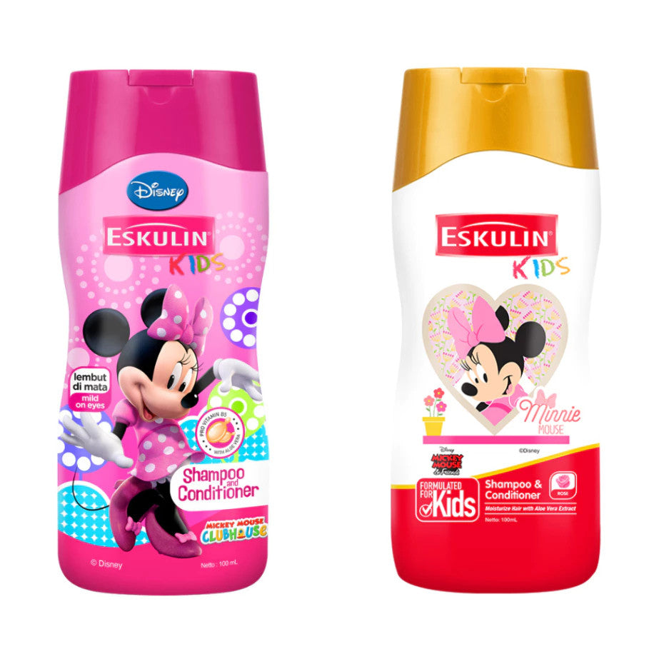 Eskulin Kids Shampoo Conditioner 100ml, 200ml / Shampoo & Conditioner Anak Disney