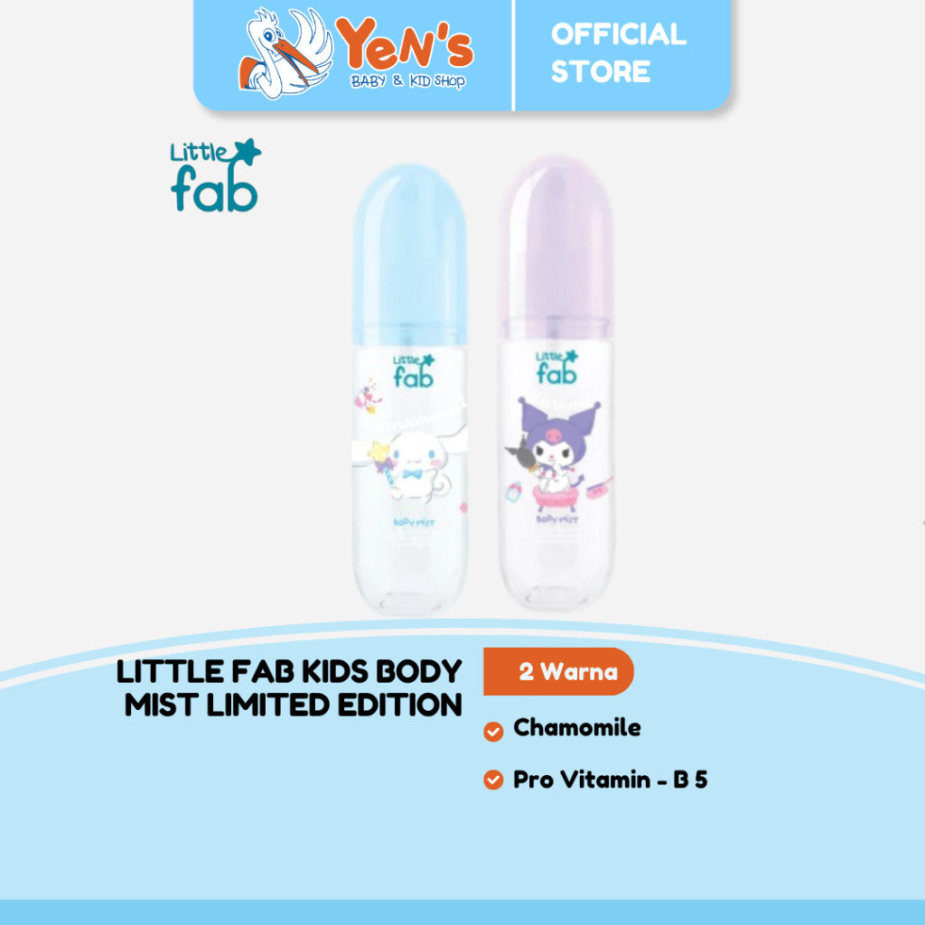 Little Fab Kids - Body Mist 100ML / Limited Edition Kuromi & Cinnamoroll
