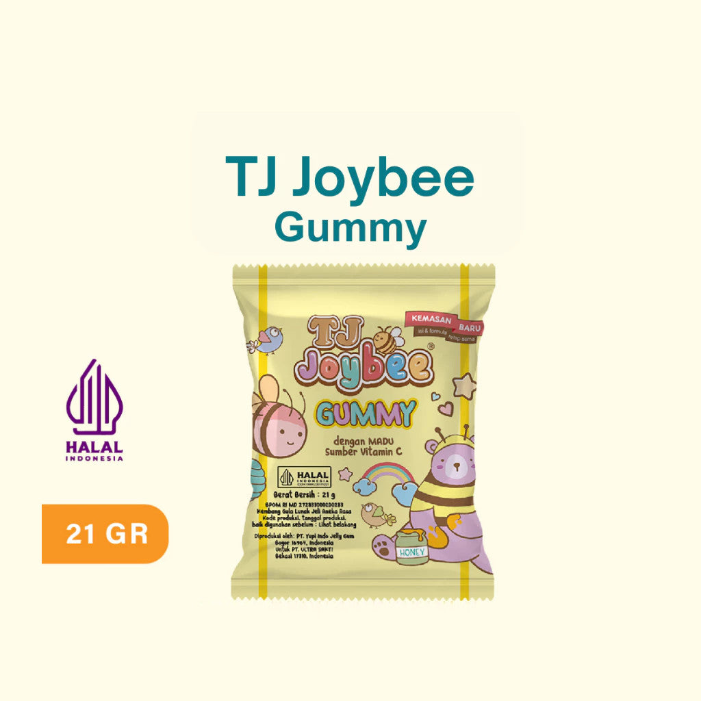 TJ Joybee Gummy 1 Sachet 21gr - Sumber Vit. C & Nutrisi Anak HALAL