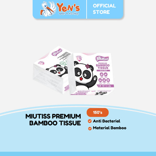 MIUTISS Premium Bamboo Tissue - Pop-Up Tissue 150’sheets (1pcs)