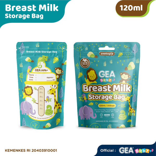 GEA Baby Breastmilk Storage Bags Kantong Asi 120ml