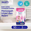 PASEO Baby Tissue Basah 50 Sheets (Buy 1 Get 1 FREE)