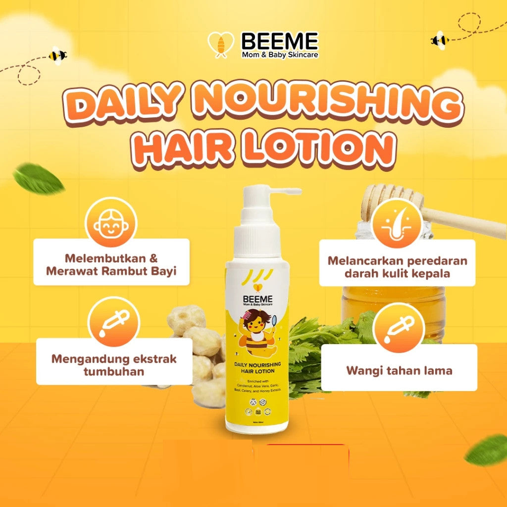 Beeme Daily Nourishing Hair Lotion 100ml Paraben Free