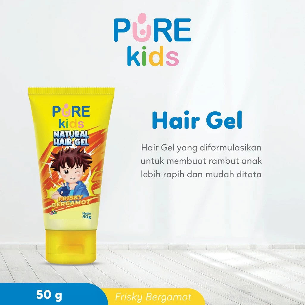 PUREKIDS Natural Hair Gel 50GR - Frosty Apple / Frisky Bergamot