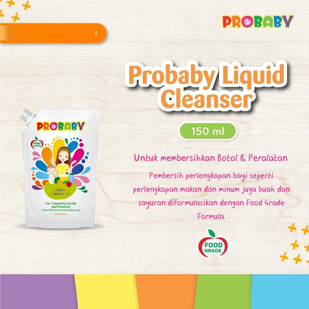 Probaby Liquid Cleanser 150ml | Sabun Pembersih Botol Bayi