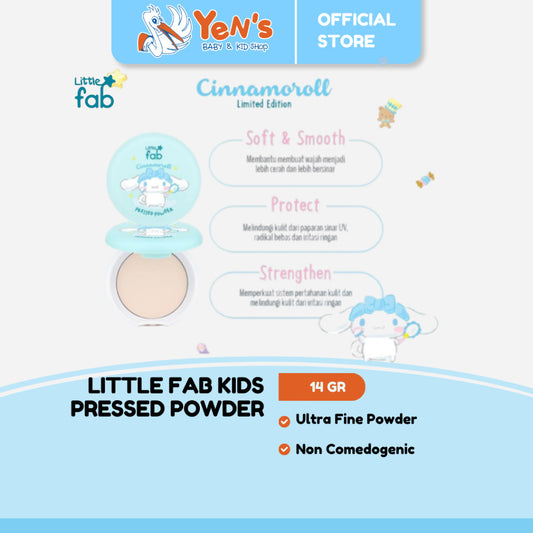 Little Fab Kids - Pressed Powder 14GR - Limited Edition Cinnamoroll