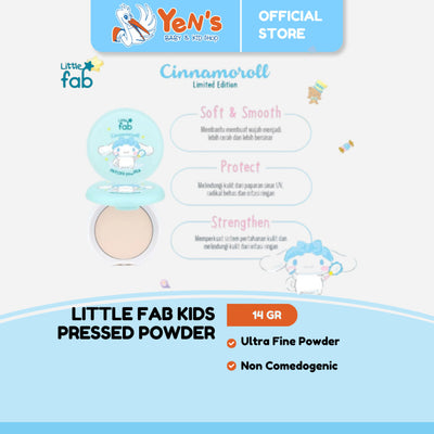 Little Fab Kids - Pressed Powder 14GR - Limited Edition Cinnamoroll