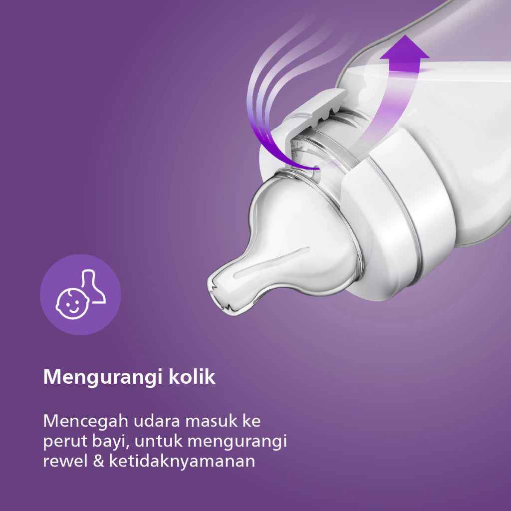 Philips Avent Dot Bayi Botol Susu Anti Kolik - Secara Klinis Mengurangi Kolik