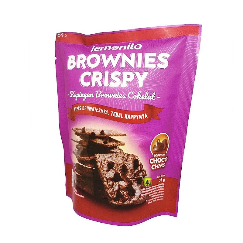 LEMONILO Brownies Crispy 35g - Brownis Kering Halal