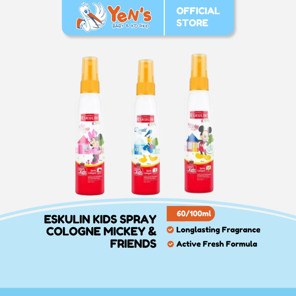Eskulin Kids Spray Cologne Mickey & Friends 60ml / 100ml