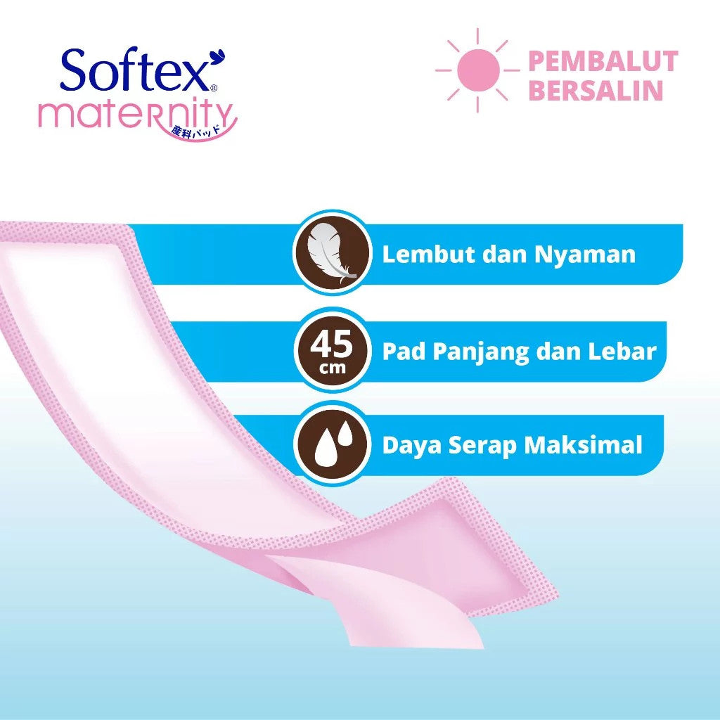 Softex Maternity 10 pads & 20 pads - Pembalut Bersalin dan Nifas