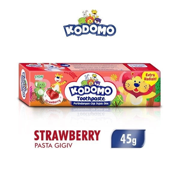 Kodomo Pasta Gigi Melon Tube 45 gr / Pasta Gigi Gel Active Fluoride & Xylitol
