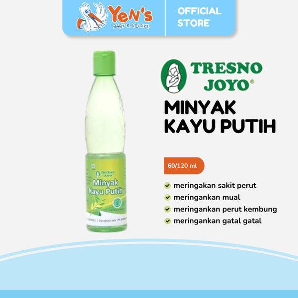 Tresno Joyo Minyak Kayu Putih 60ml / 120ml - Meringankan Sakit Perut dan Mual