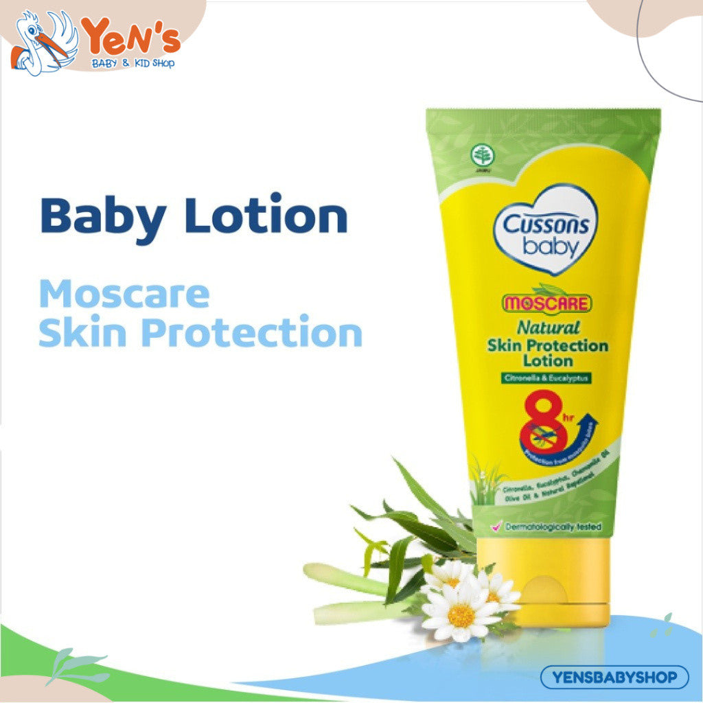 Cussons Baby Lotion Moscare Skin Protection - Losion Bayi Anti Nyamuk 50gr / 100 gr