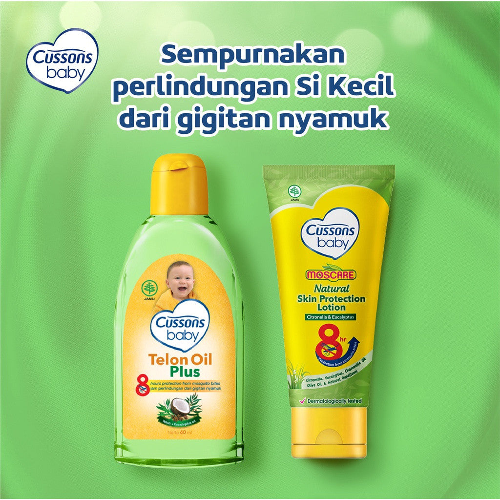 Cussons Baby Lotion Moscare Skin Protection - Losion Bayi Anti Nyamuk 50gr / 100 gr