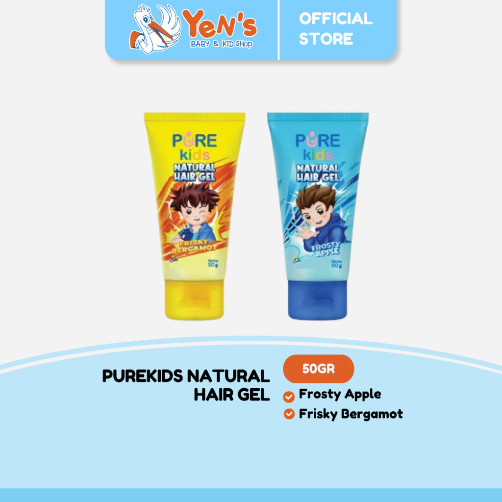 PUREKIDS Natural Hair Gel 50GR - Frosty Apple / Frisky Bergamot
