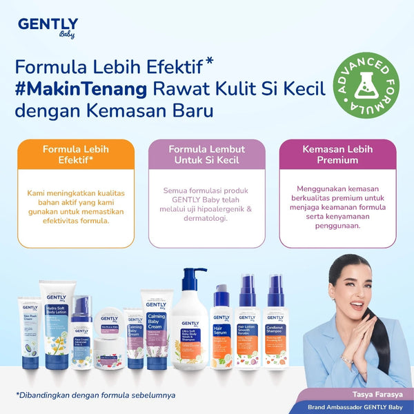 Gently Baby Rash Cream 50 gr / Krim Pereda Ruam Popok pada Bayi