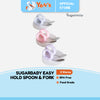 Sugarbaby Easy Hold Spoon & Fork / Sendok MPASI / Sendok Training Makan Bayi BPA FREE