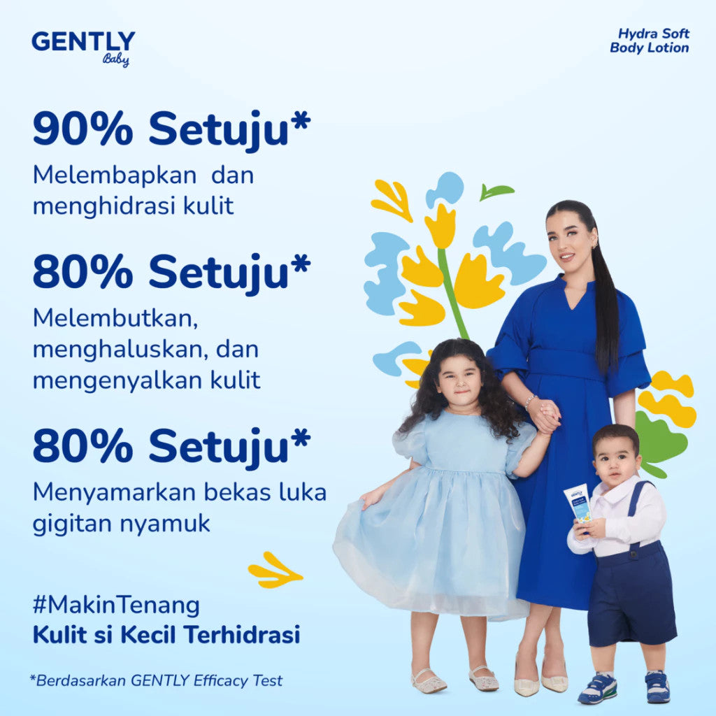 Hydra Soft Body Lotion 50gr / 150gr - Body Lotion Moisturizer Bayi dan Anak - 5x Essential Ceramide