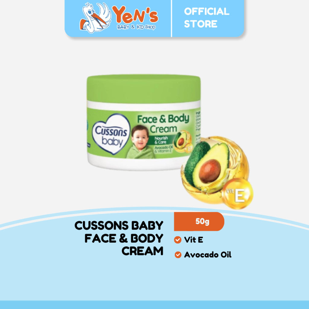 Cussons Baby Face & Body Cream Avocado Oil 50gr