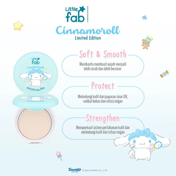 Little Fab Kids - Pressed Powder 14GR - Limited Edition Cinnamoroll
