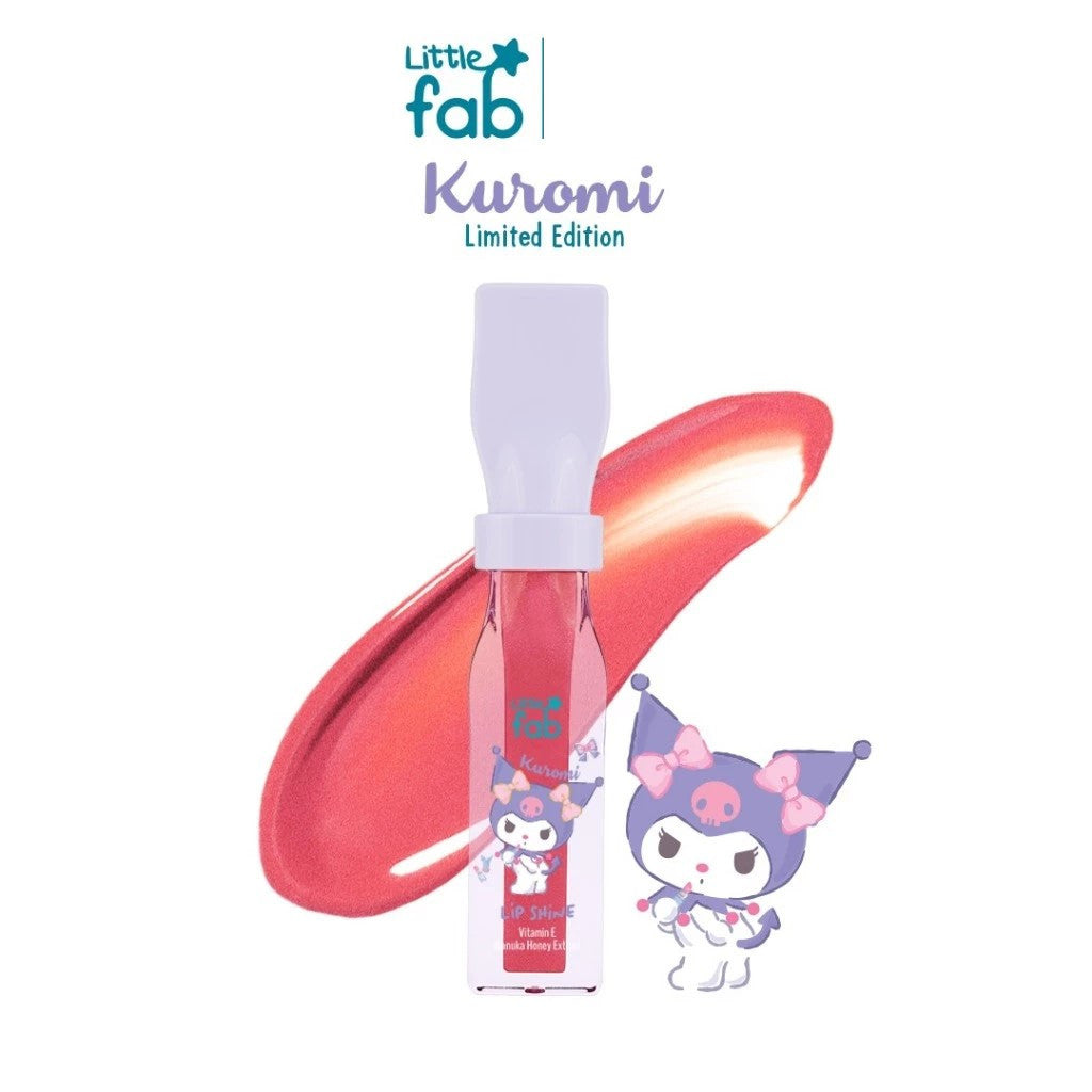 Little Fab Kids - Lip Shine 4GR - Limited Edition Kuromi & Cinnamoroll