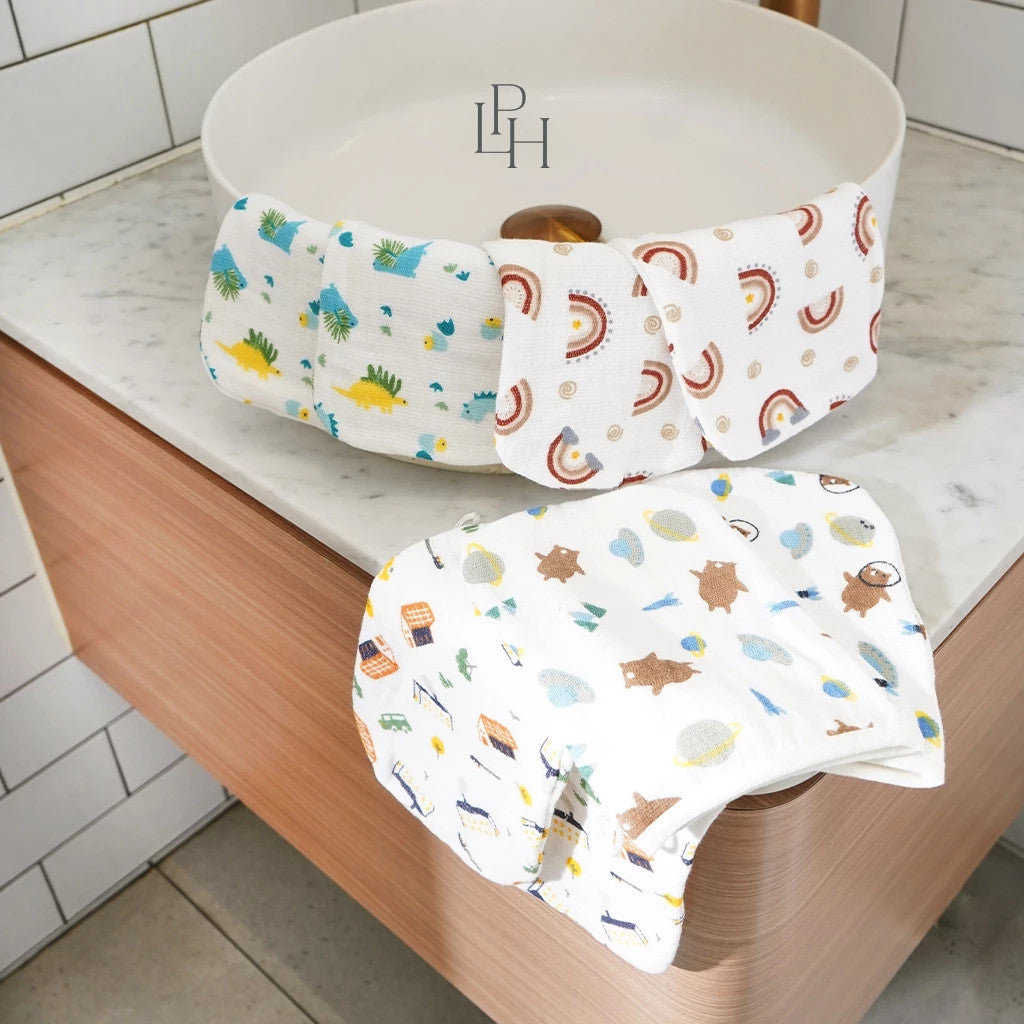 Little Palmerhaus - Washglove Set Of 2 (Waslap Bayi Isi 2)