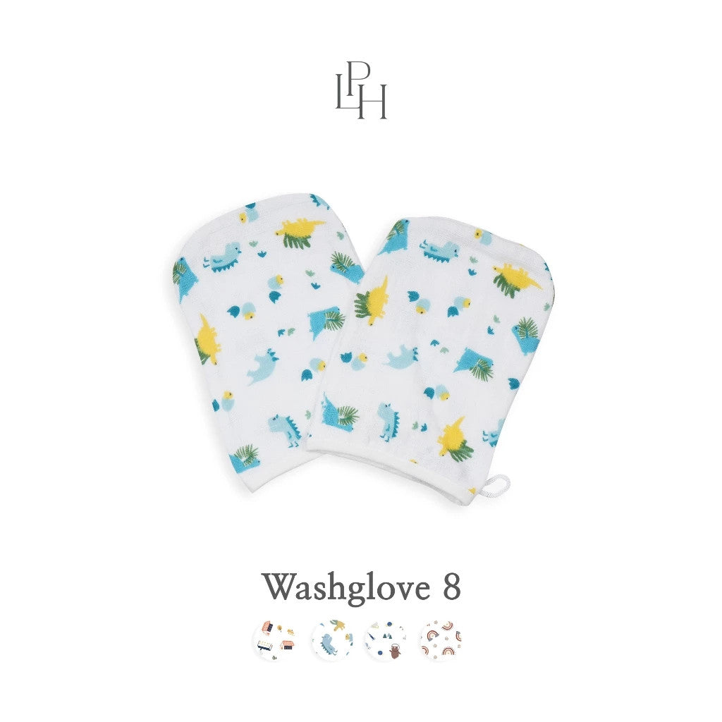 Little Palmerhaus - Washglove Set Of 2 (Waslap Bayi Isi 2)