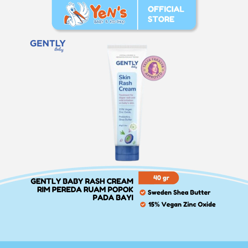 Gently Baby Rash Cream 50 gr / Krim Pereda Ruam Popok pada Bayi