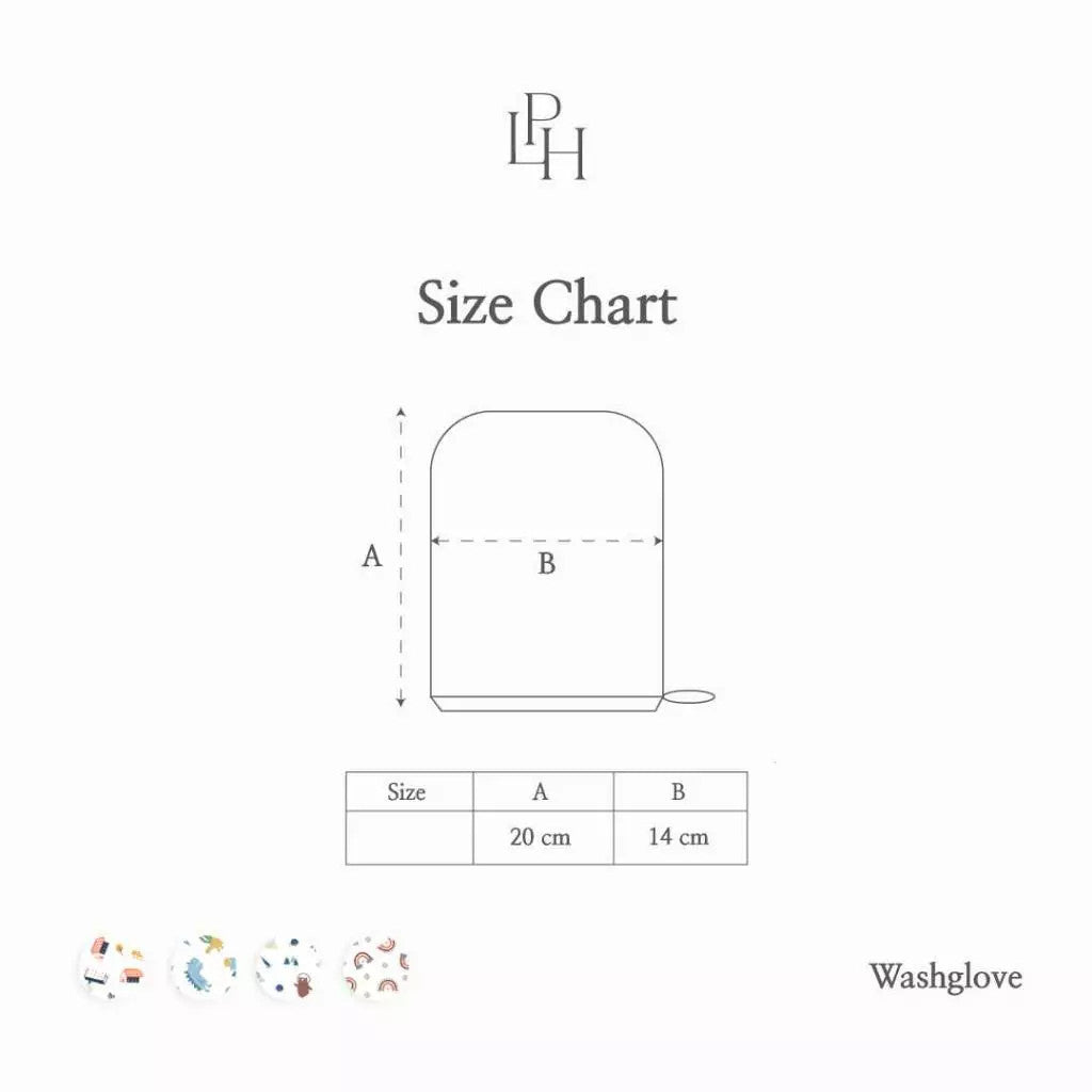 Little Palmerhaus - Washglove Set Of 2 (Waslap Bayi Isi 2)