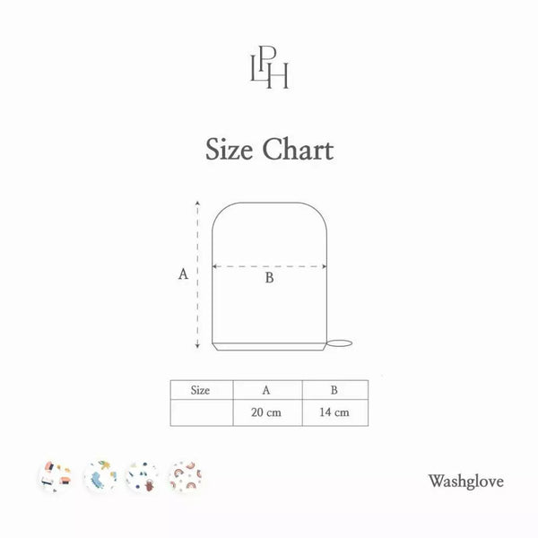 Little Palmerhaus - Washglove Set Of 2 (Waslap Bayi Isi 2)