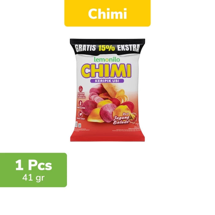 Lemonilo Chimi Keripik Ubi 41gr Bebas gluten