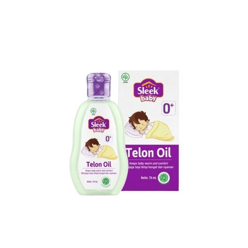 Sleek Baby Telon Oil 70ml - Memberikan kehangatan yang pas