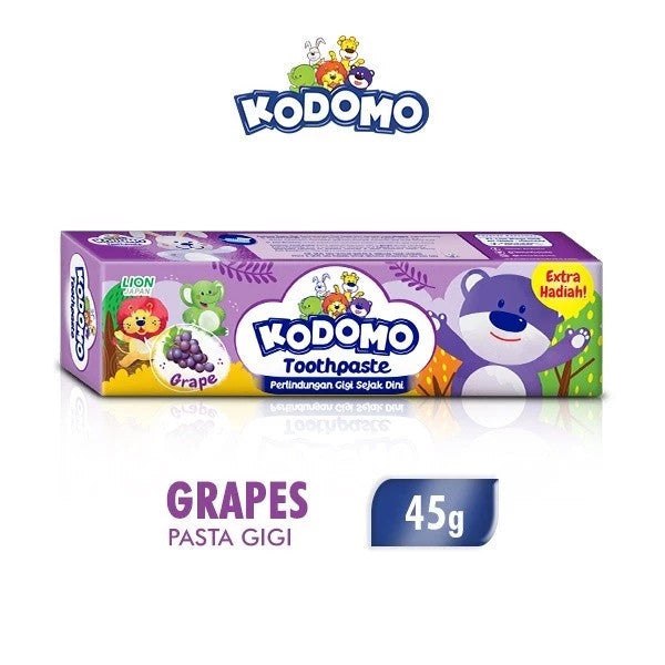 Kodomo Pasta Gigi Melon Tube 45 gr / Pasta Gigi Gel Active Fluoride & Xylitol
