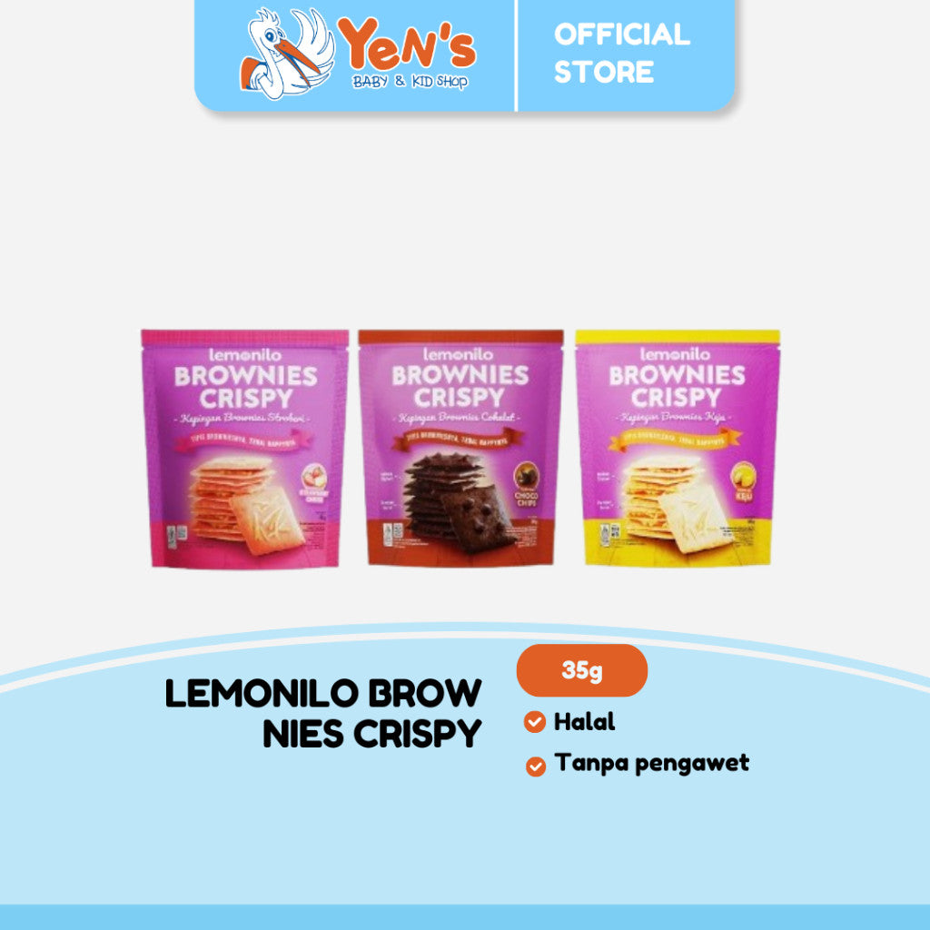 LEMONILO Brownies Crispy 35g - Brownis Kering Halal
