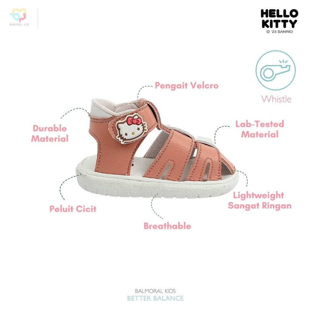 Sepatu Sandal Cicit Anak Girls Hello Kitty Usia 1 - 3 Tahun  Balmoral Kids KT-BBA47
