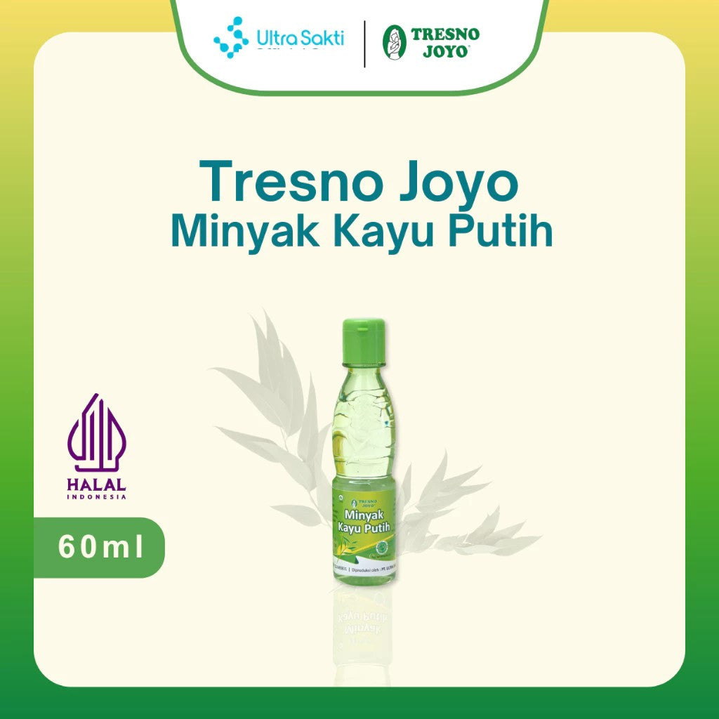 Tresno Joyo Minyak Kayu Putih 60ml / 120ml - Meringankan Sakit Perut dan Mual