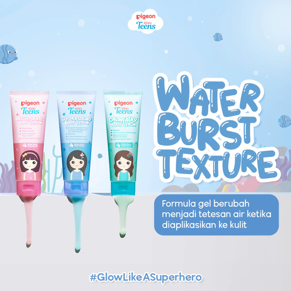 Pigeon Teens Body Serum - Body Serum Remaja -  Body Serum Kulit Kusam , Kering & Sensitif