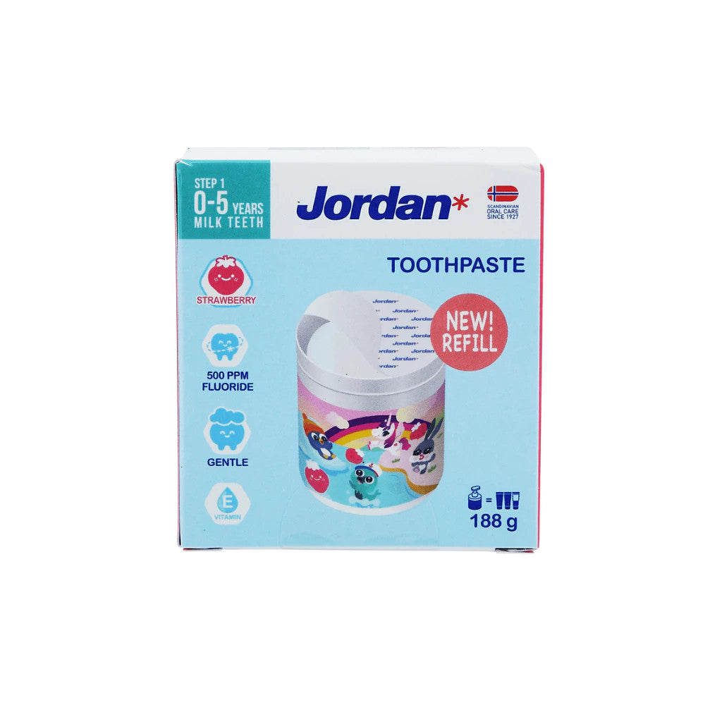 Jordan Oral Care Kids Toothpaste STEP 1 / STEP 2 - Pata gigi anak 188G